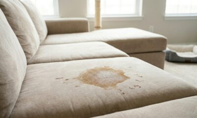 O truque certo para tirar cheiro de xixi de gato sem espalhar o odor pelo sofá ou tapete