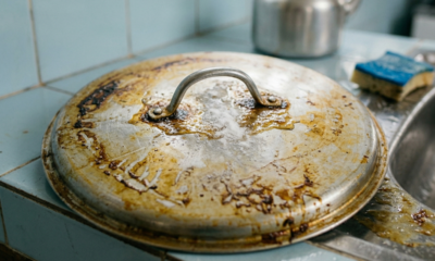 Como remover gordura velha de tampas sem química pesada e sem estragar a superfície