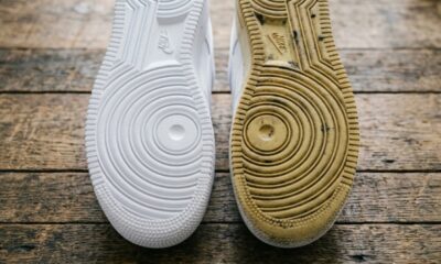 Apenas 3 gotas no algodão e a sola amarelada do tênis volta a parecer quase nova sem gastar quase nada