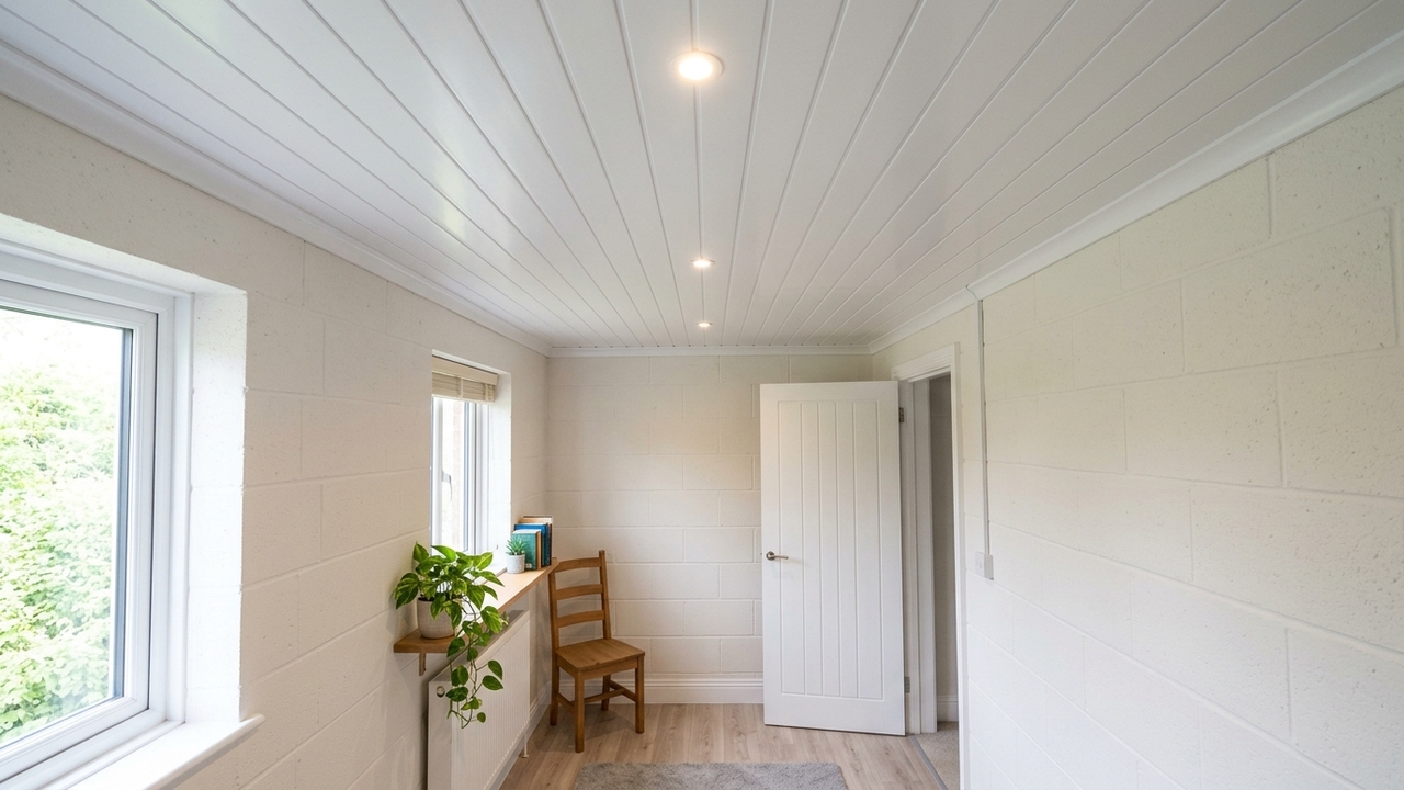 Forro de PVC em cômodo pequeno melhora o visual e ajuda a renovar o teto sem complicação