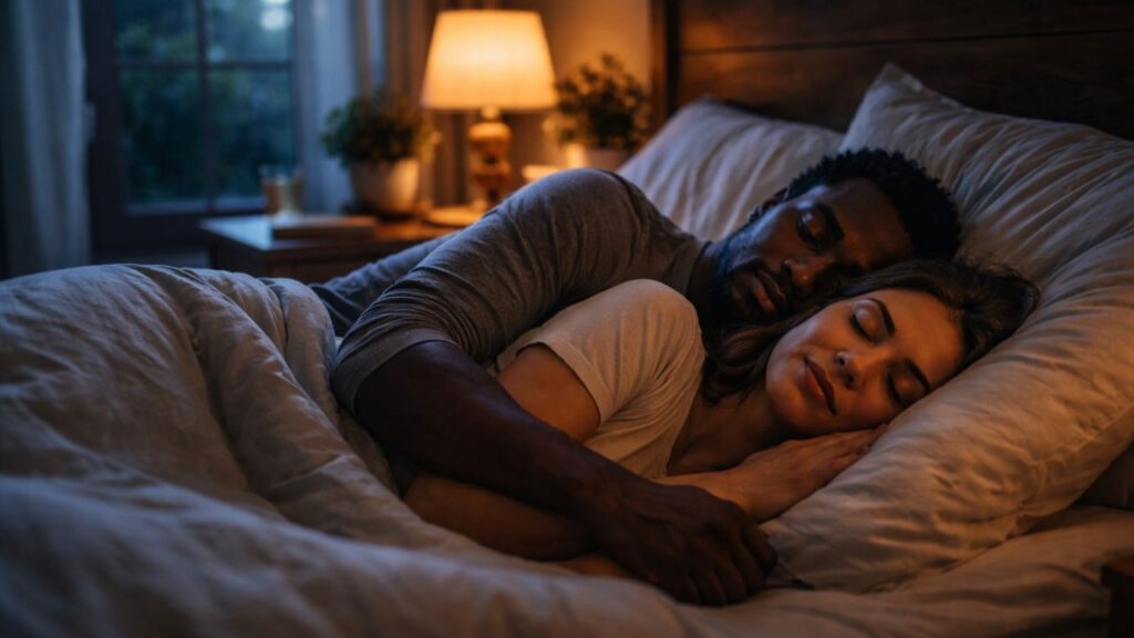 Salmos 4:8: “Mesmo enquanto você dorme, Deus continua cuidando de tudo”