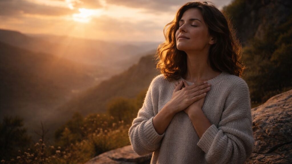 Salmos 16:8: “Quando Deus está por perto, o coração volta a se sentir seguro”