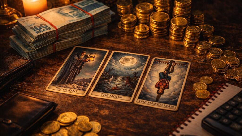 3 cartas do tarot que pedem cautela antes de decisões financeiras importantes agora