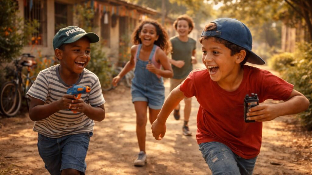 Se você brincou de polícia e ladrão, sua infância teve um tipo de liberdade que hoje quase sumiu