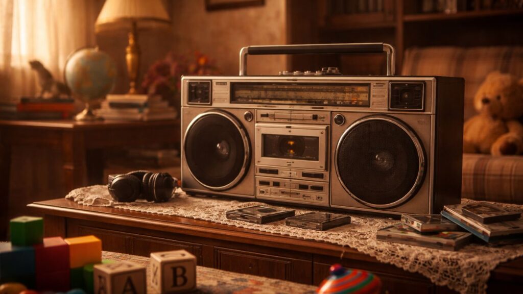 O rádio grande era daquelas presenças simples que faziam parte da casa inteira