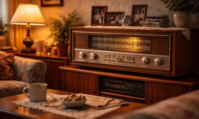 O rádio grande era daquelas presenças simples que faziam parte da casa inteira