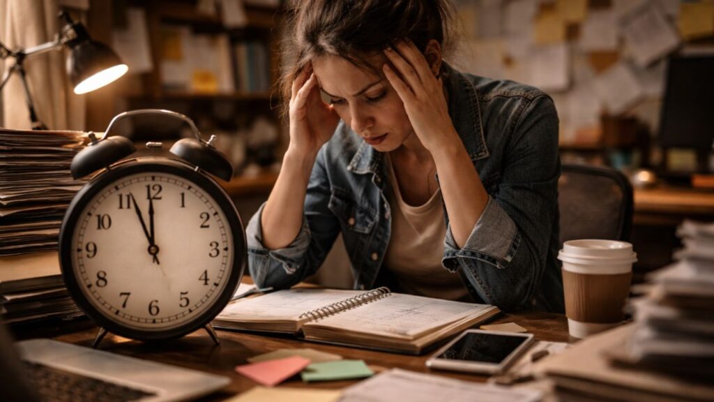 O que a psicologia explica sobre quem se sente pressionado pelo tempo o tempo todo