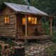 A pequena cabana de madeira local que encanta pela simplicidade e pelo baixo custo
