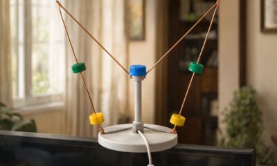 A tampinha de garrafa que virou antena caseira e chamou atenção pela criatividade em casa
