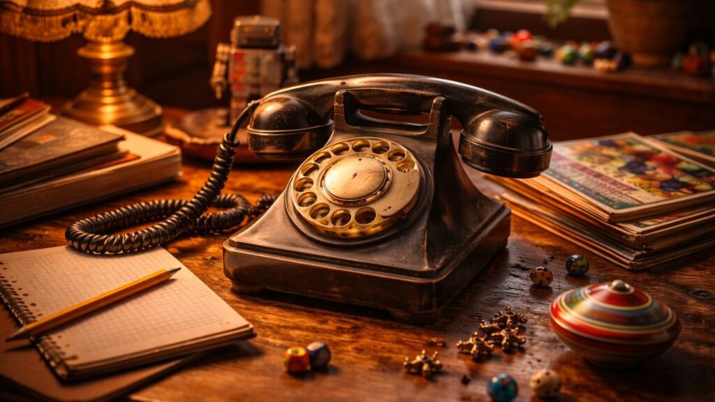 O telefone de disco era comum na casa e hoje muita gente nem sabe por onde começar