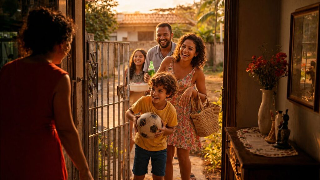 Visita chegando sem avisar era comum e fazia a casa ganhar outro clima de repente