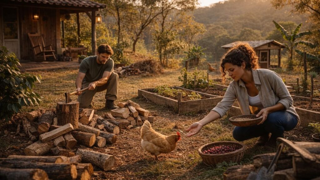 A rotina simples na chácara que faz muita gente sonhar com uma vida mais leve no campo