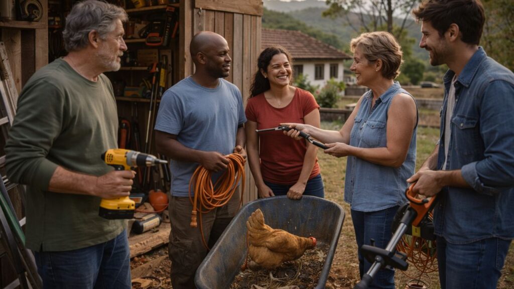 Pouca gente imagina como dividir ferramentas pode fortalecer tanto uma comunidade pequena