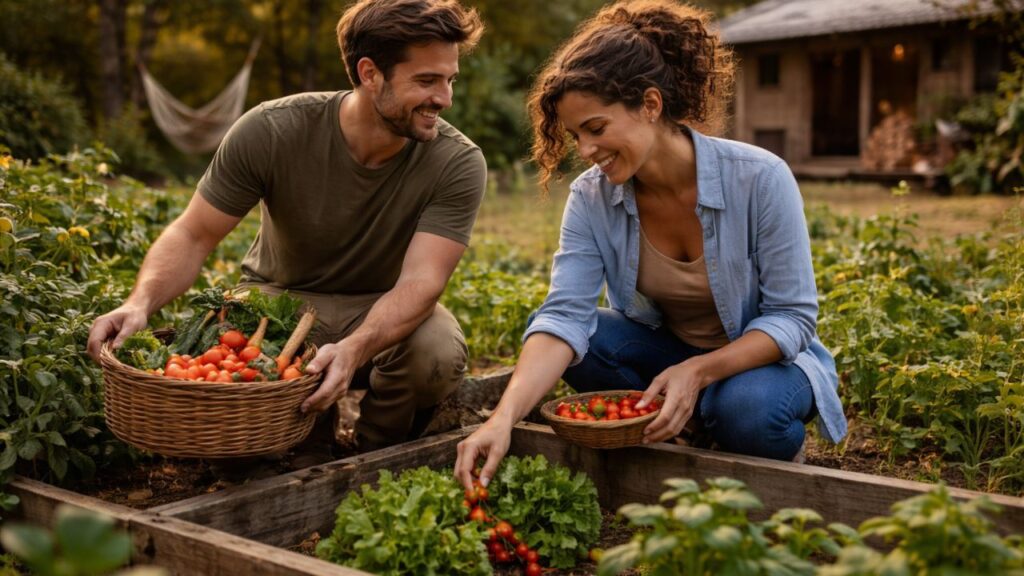 O casal que trocou o excesso por uma vida simples, livre e mais perto da natureza
