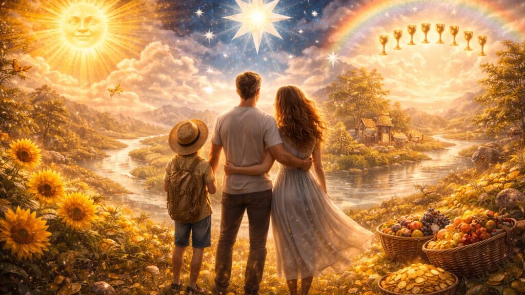 Essas 3 cartas do tarot costumam aparecer quando sorte e oportunidades começam a se aproximar