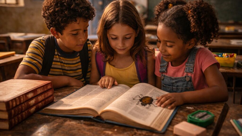 Como era aprender sem tecnologia e transformar a pesquisa em parte importante da rotina escolar