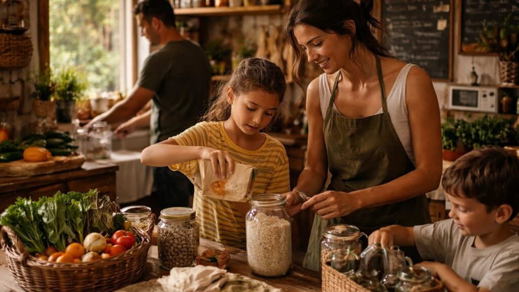 4 atitudes que ajudaram uma família a reduzir plástico e adotar hábitos mais sustentáveis em casa