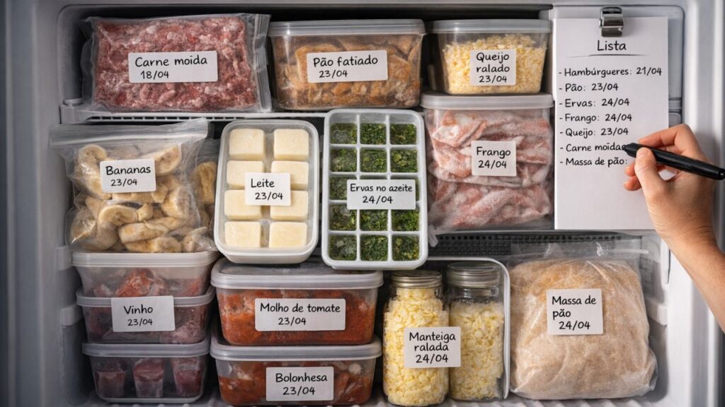 O uso inteligente do freezer pode transformar a forma como você consome alimentos