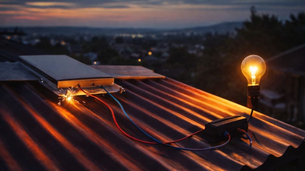 A verdade sobre a eletricidade do telhado sem painel solar que quase ninguém explica