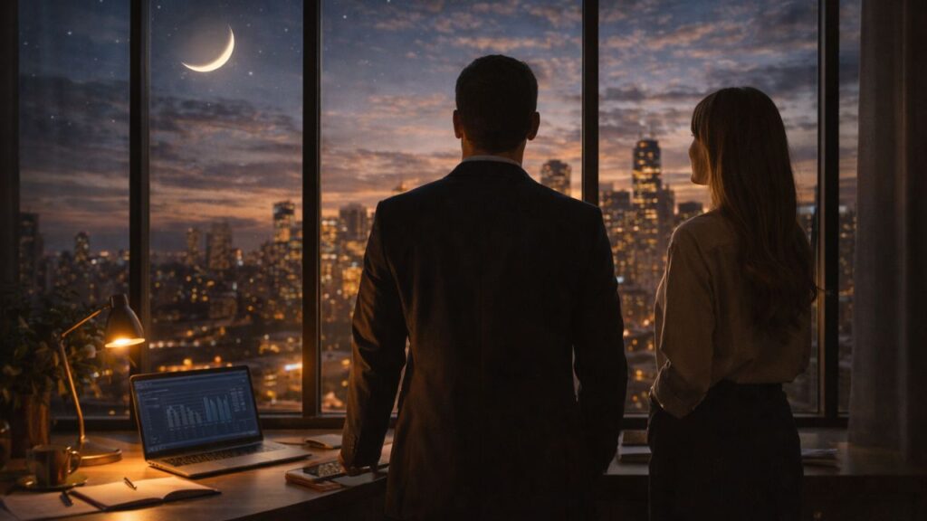 Como a Lua Crescente favorece decisões ligadas ao trabalho e novos caminhos profissionais