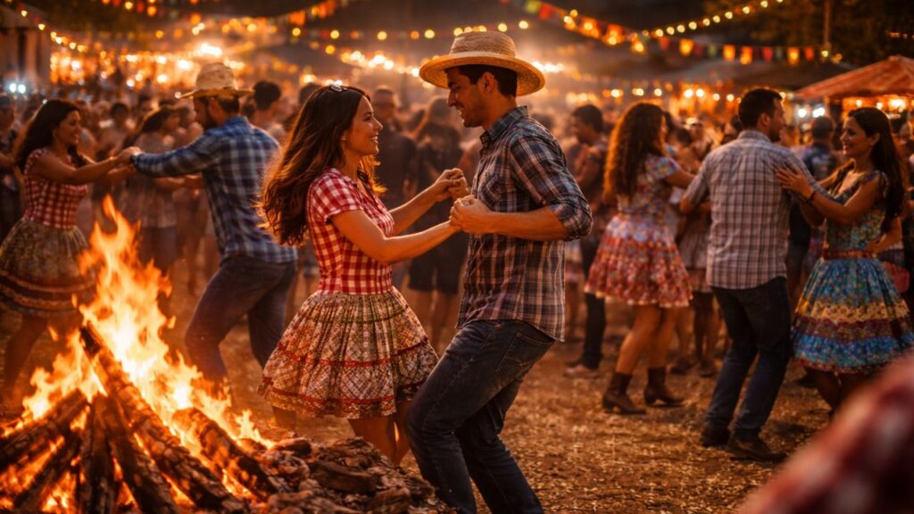 Festas juninas que marcavam o bairro inteiro e ainda hoje despertam uma saudade bonita