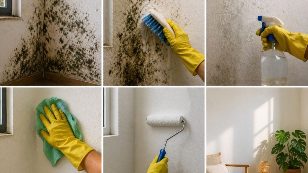 Como acabar com mofo na parede e evitar que ele volte mesmo em dias mais úmidos