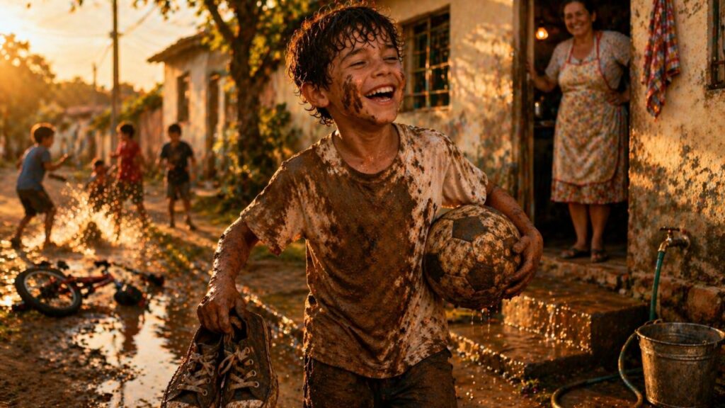 Voltar para casa todo sujo de brincar era normal e hoje parece coisa de outro tempo