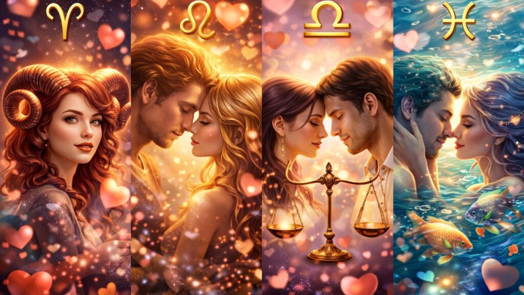 Os 4 signos que podem viver mudanças positivas no amor e sentir o coração mais leve agora