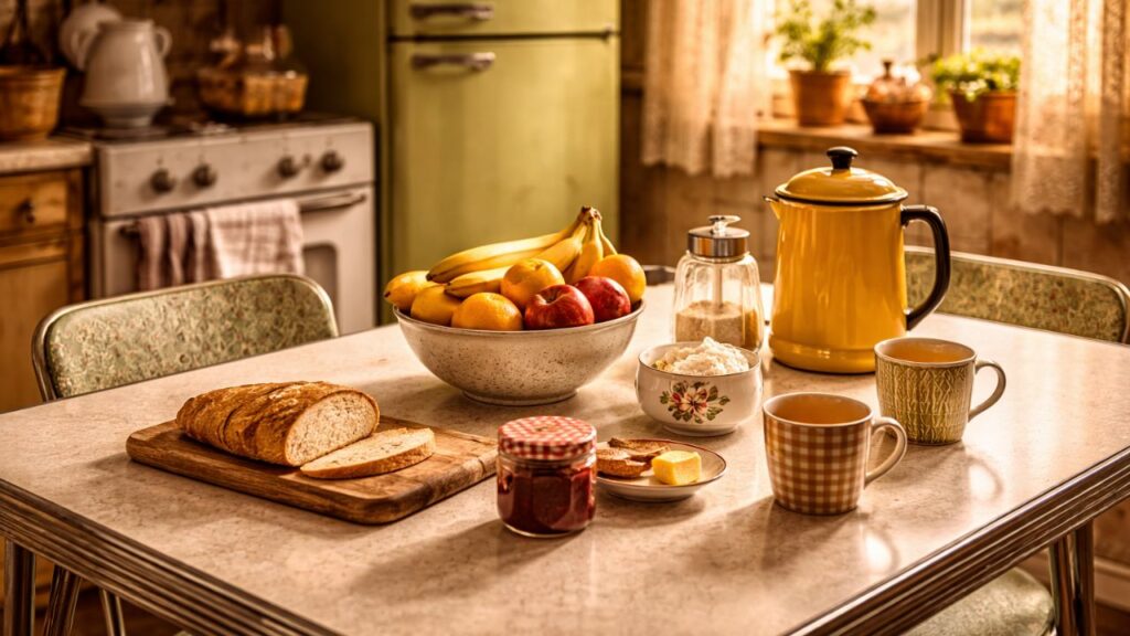 A mesa de fórmica era presença certa em toda casa simples e marcou a rotina de muitas famílias