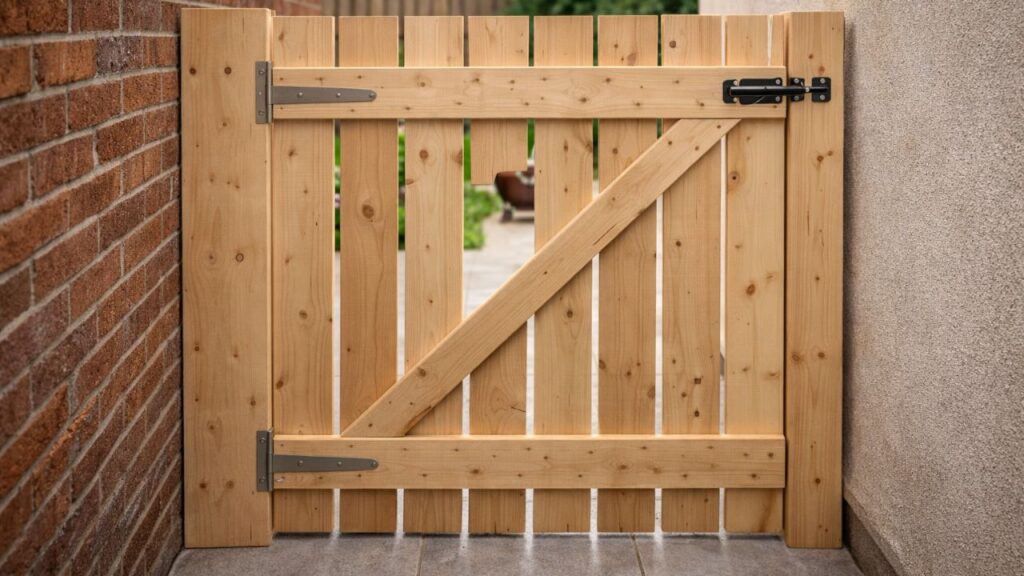 Como fazer um portão simples para quintal e fechar o acesso com mais segurança