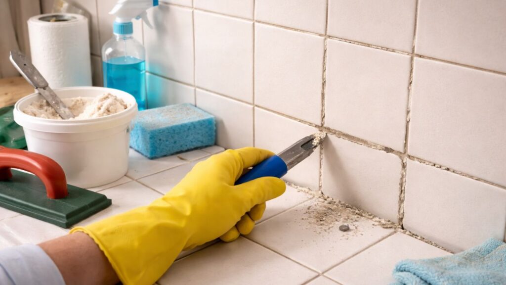 Rejunte velho pode envelhecer o ambiente e trocar do jeito certo muda tudo sem quebra-quebra