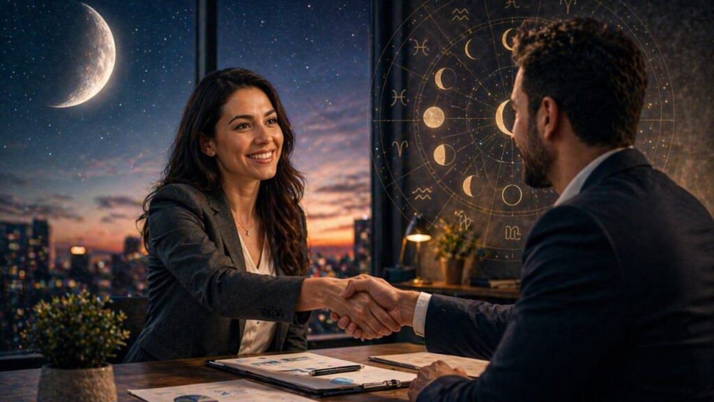 Lua Crescente favorece decisões e pode mudar o rumo de negociações importantes