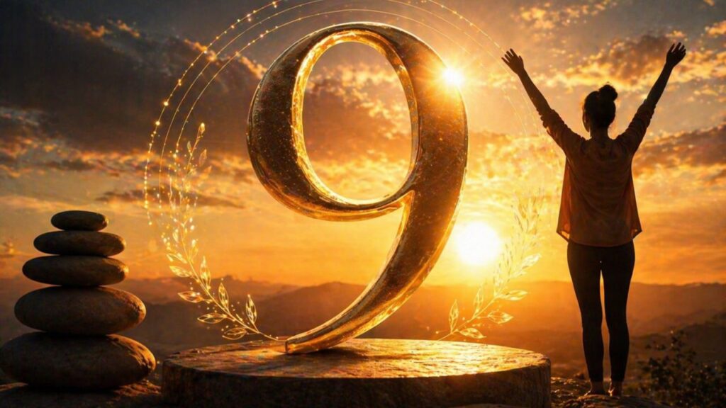 Esse número simboliza conclusão e realização em uma fase de fechamento mais consciente