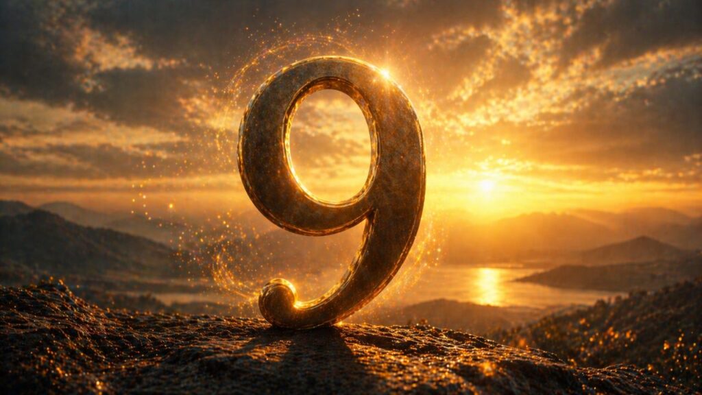 Esse número simboliza conclusão e realização em uma fase de fechamento mais consciente