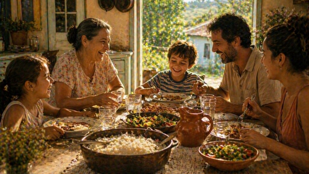 Como era a vida antes de tudo ser corrido e almoçar sem pressa fazia parte da rotina