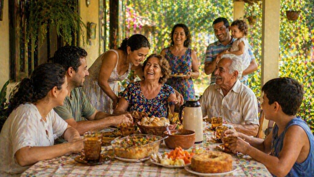 Visitar parentes aos domingos era um hábito simples que fortalecia laços com naturalidade