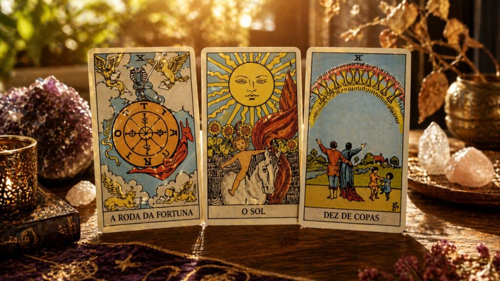 Essas cartas do tarot indicam sorte, oportunidades e caminhos abertos que podem mudar seu momento atual