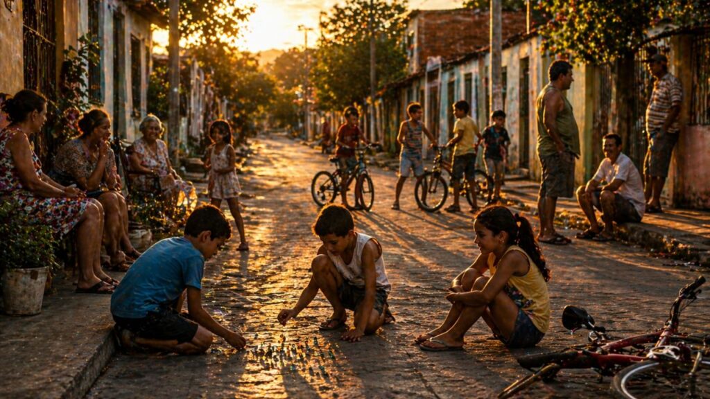 Conhecer todo mundo da rua era um hábito simples que fazia a infância parecer mais segura e tranquila