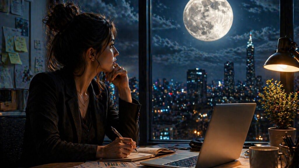 Como a Lua Cheia afeta decisões profissionais e pode mexer com sua clareza no trabalho