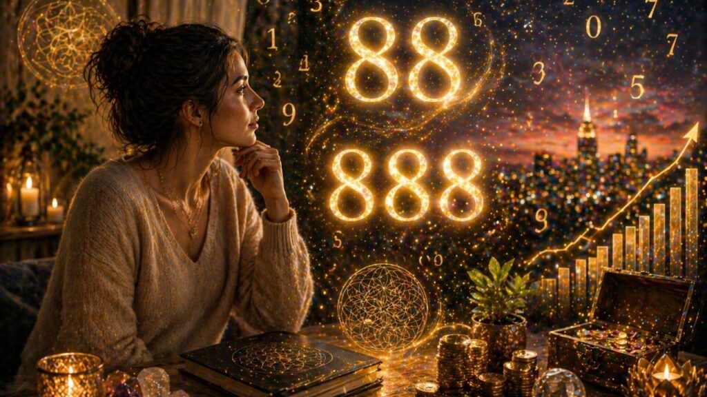 Ver 88 e 888 pode sinalizar uma mudança na relação com dinheiro, escolhas e estabilidade