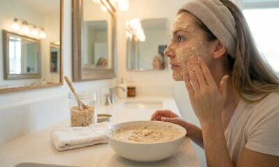 O cuidado com aveia que pode deixar a pele seca do rosto mais confortável sem complicar sua rotina diária