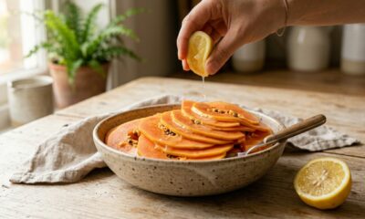 Benefícios do mamão com limão e o que essa mistura pode fazer no seu corpo sem exageros