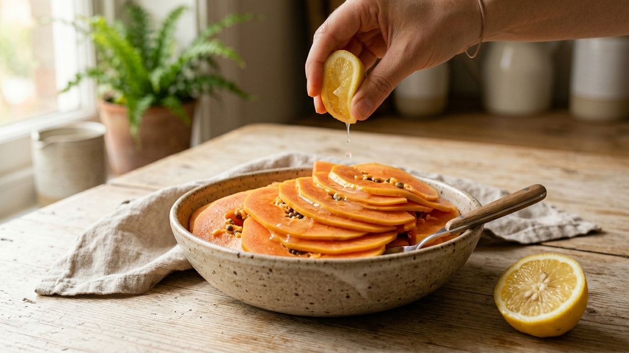 Benefícios do mamão com limão e o que essa mistura pode fazer no seu corpo sem exageros