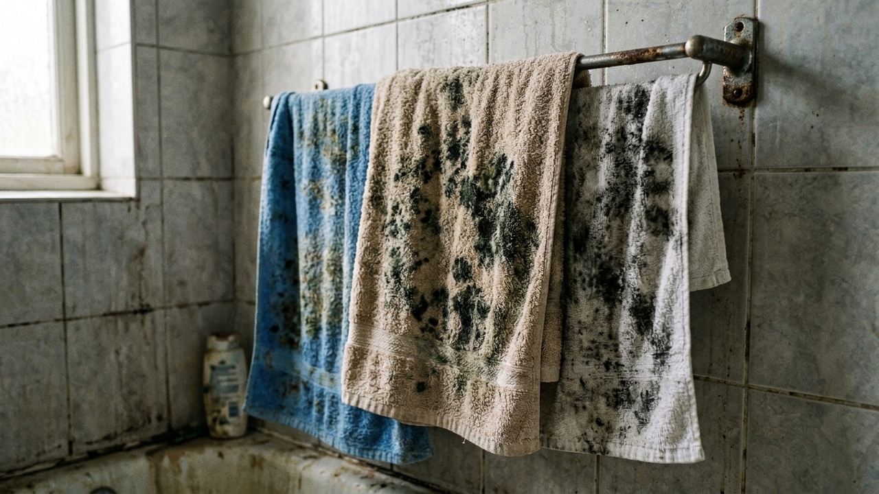 Nem água sanitária nem bicarbonato de sódio: o truque japonês para remover o cheiro de mofo das toalhas