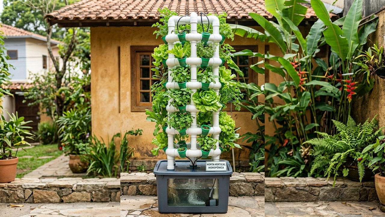 Como fazer horta hidropônica em casa e começar a cultivar sem usar terra de forma simples