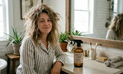 Este spray caseiro é o que você precisa para dar vida ao cabelo todas as manhãs