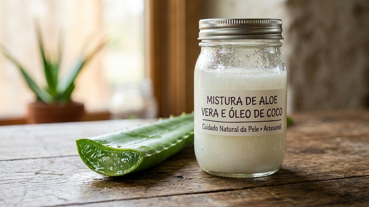 É fácil de preparar e pode ajudar cabelos grisalhos a ficarem mais macios após os 60: como fazer e usar babosa com óleo de coco