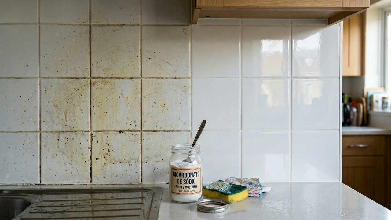 Limpar azulejo com detergente e bicarbonato: por que essa mistura é uma das favoritas na faxina