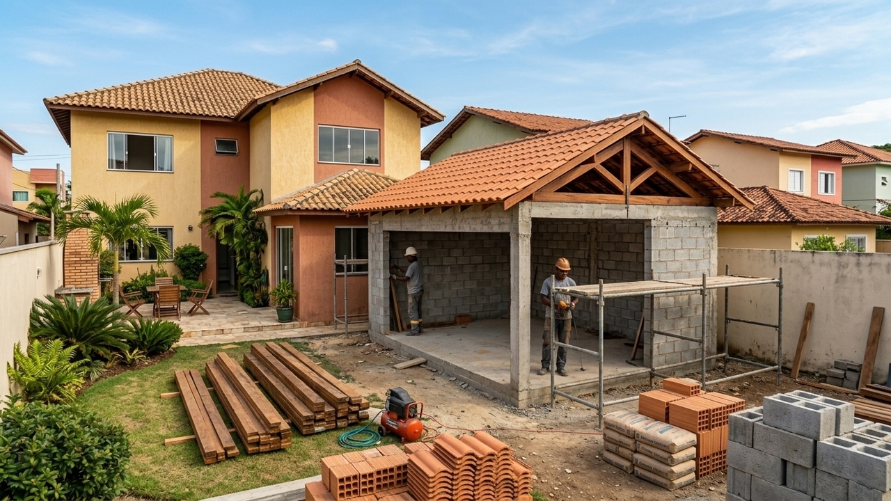 Construir um cômodo no quintal pode custar menos do que parece, mas alguns detalhes mudam tudo