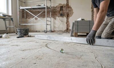 Esse ajuste no piso ajuda a preparar o ambiente para revestimento novo sem quebradeira desnecessária